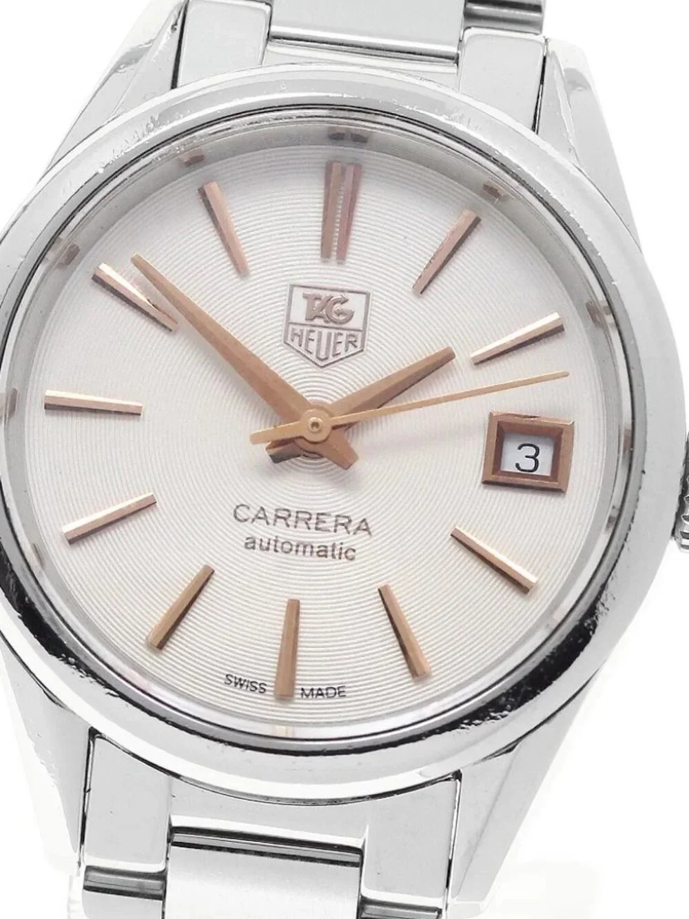 TAG HEUER Carrera Caliber 9 WAR2412-3 Silver Dial Automatic Ladies Watch_951503